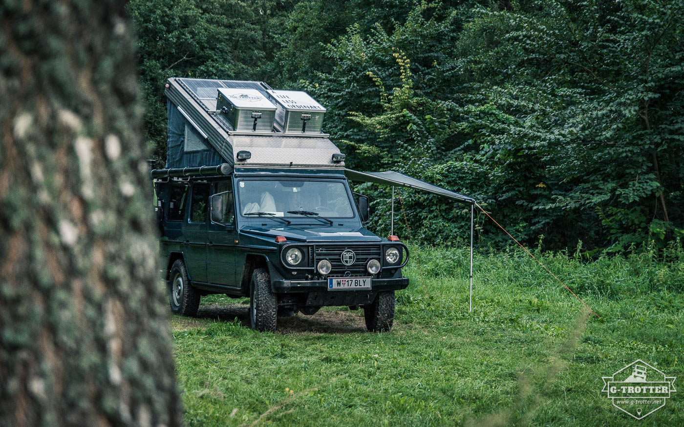 Campspot in Poland, mosquitos included.