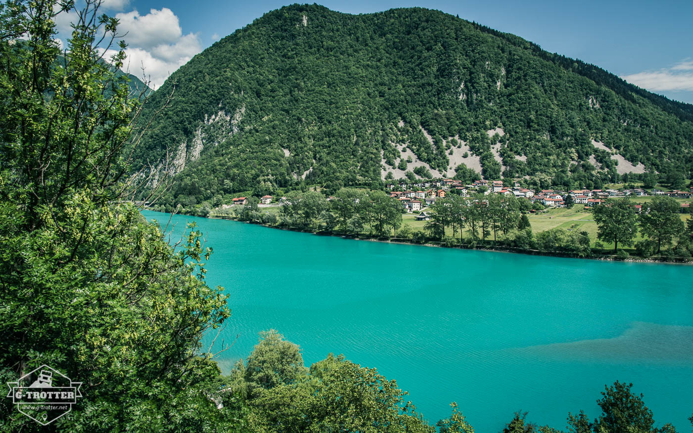 Unbelievable how turquoise the Soča river is.