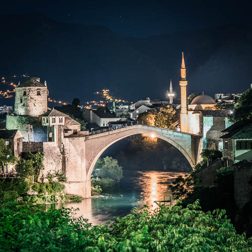 Eine Nacht in Mostar 