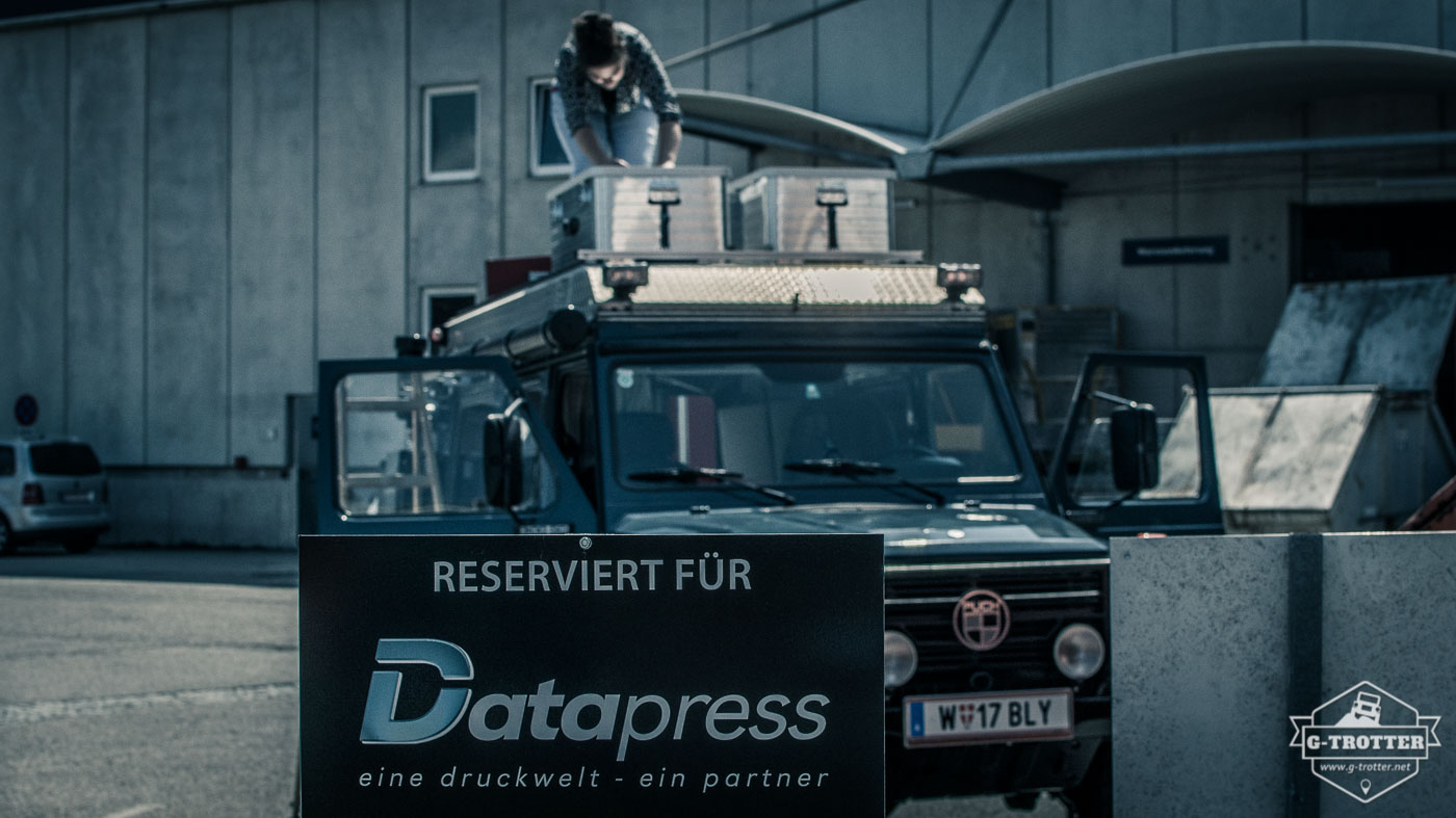 Ein Dankeschön an die Firma “Datapress” in Linz für die unkomplizierte, schnelle und professionelle Umsetzung der Beklebung unseres <sub>G</sub>s.