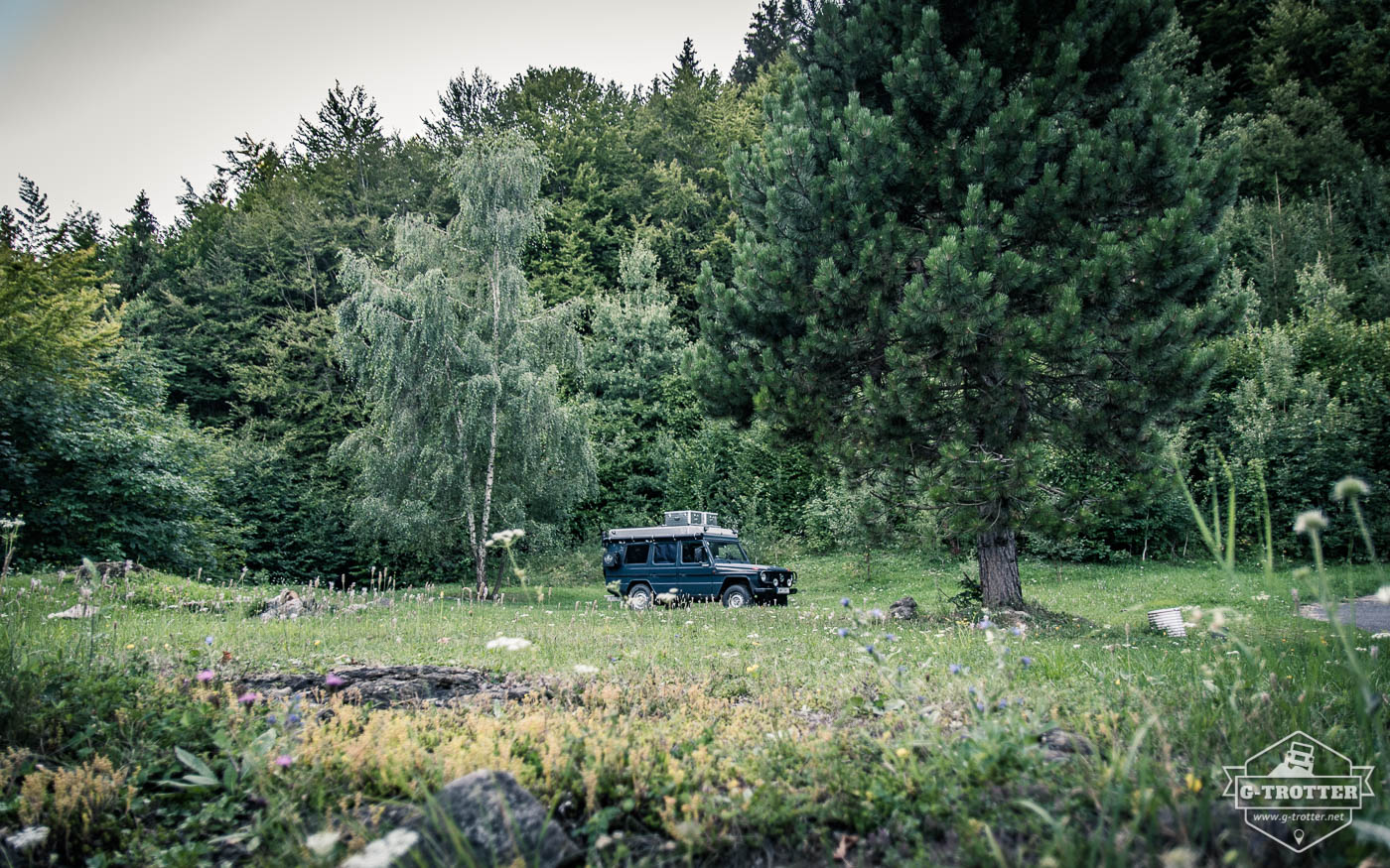 The first campsite in Slovakia was a lucky find.