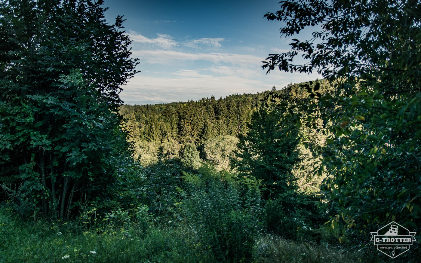 The view from the Kremnica Mountains.