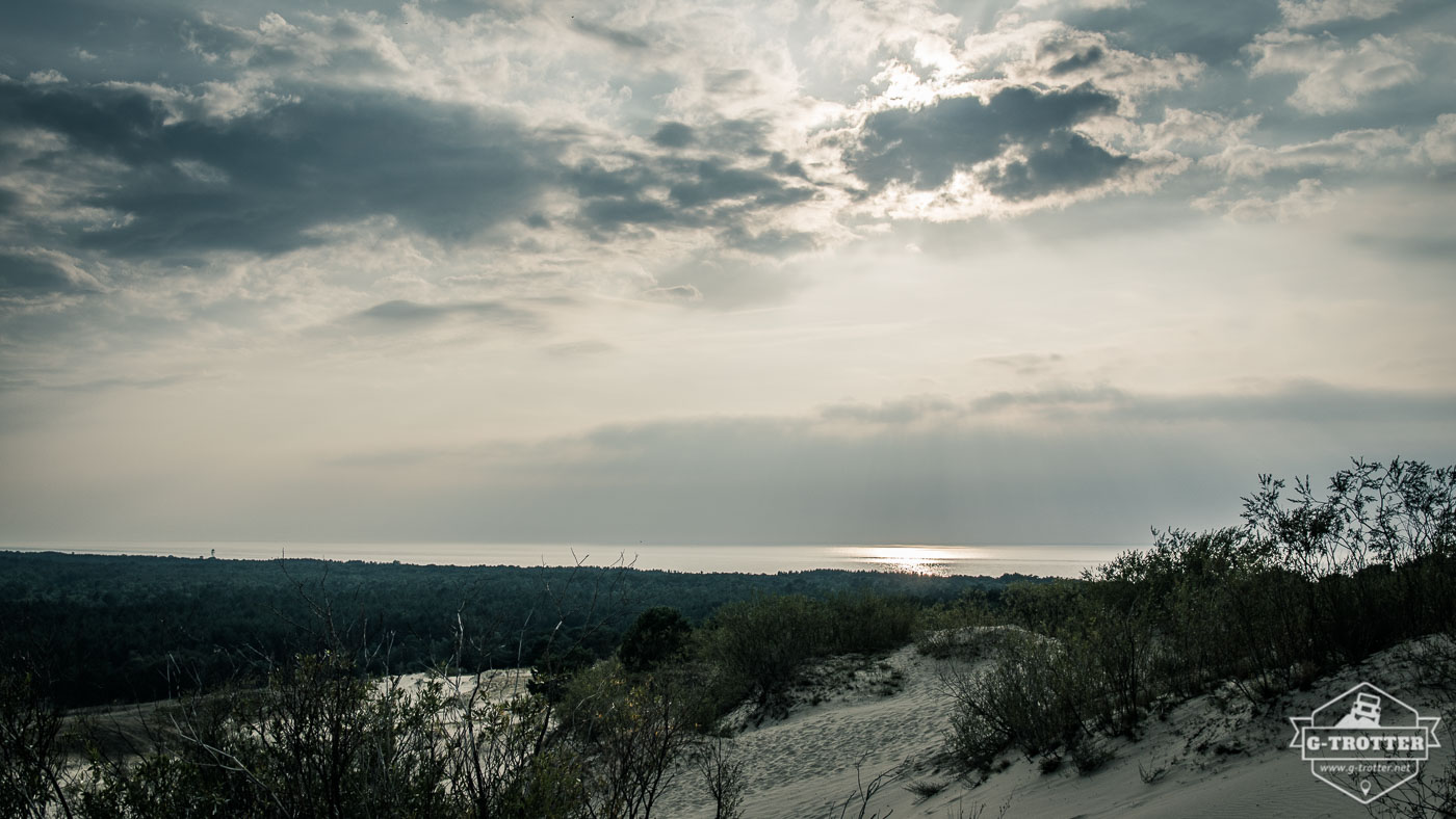 Sunset on the Curonian Spit.