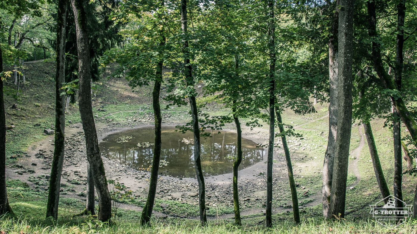 The Kaali Crater on the Saaremaa island didn't impress us much. 