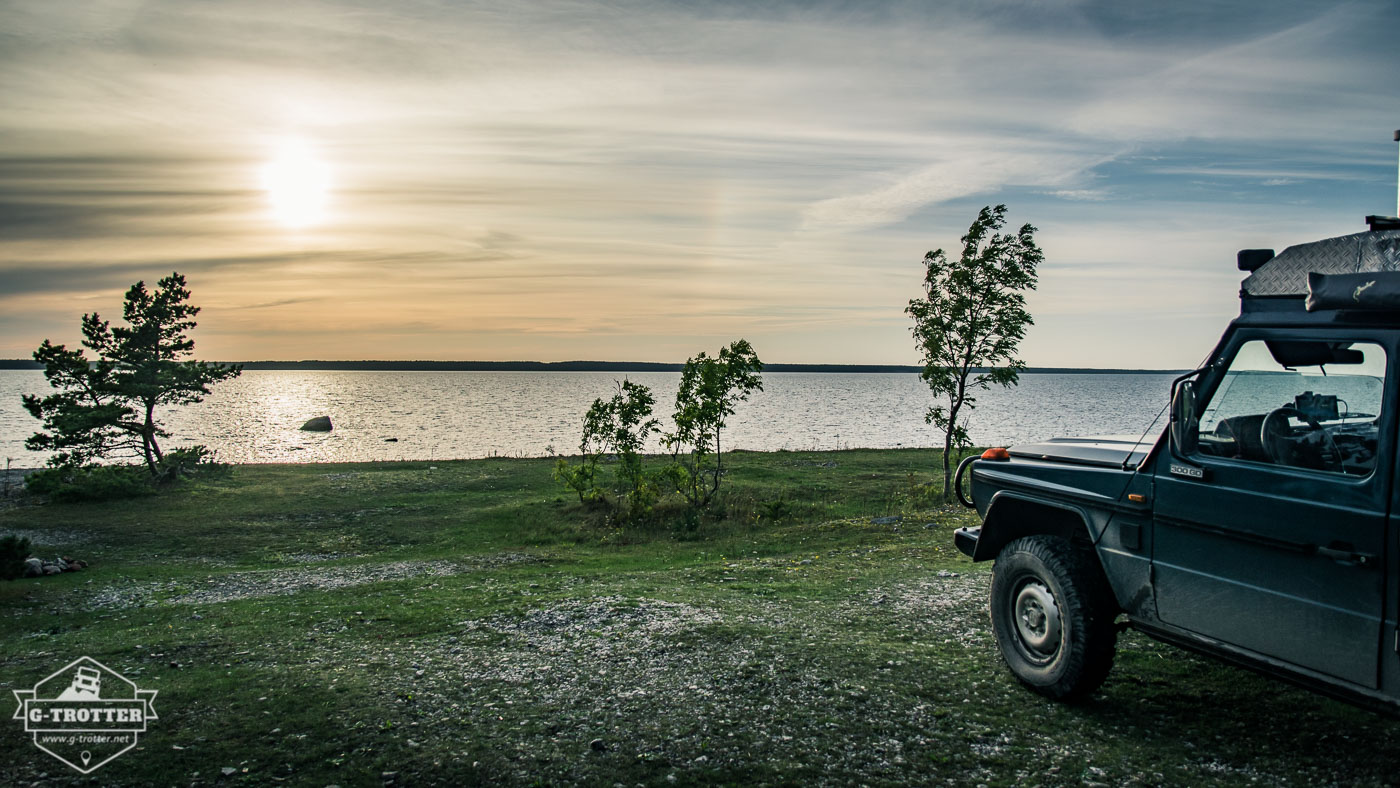 Sunset on the Saaremaa island.