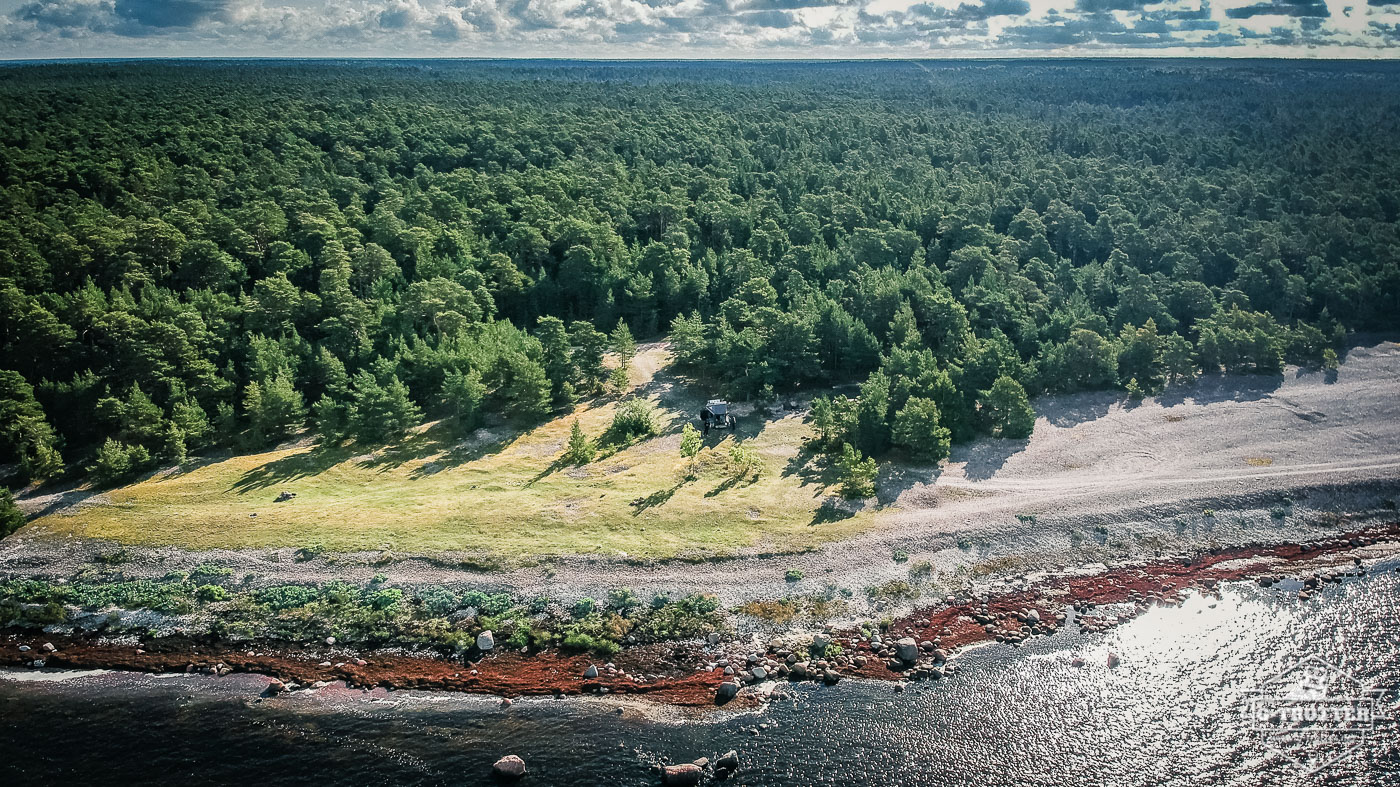 The island Saaremaa. 