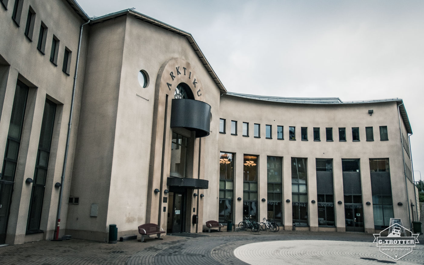 The Arktikum Museum in Rovaniemi from the outside. 