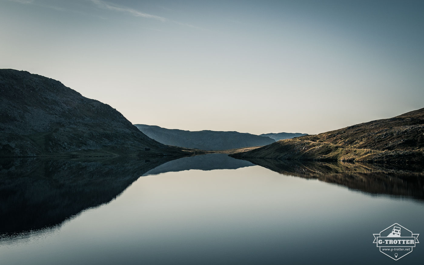 Impressing landscape on the way to the North Cape.