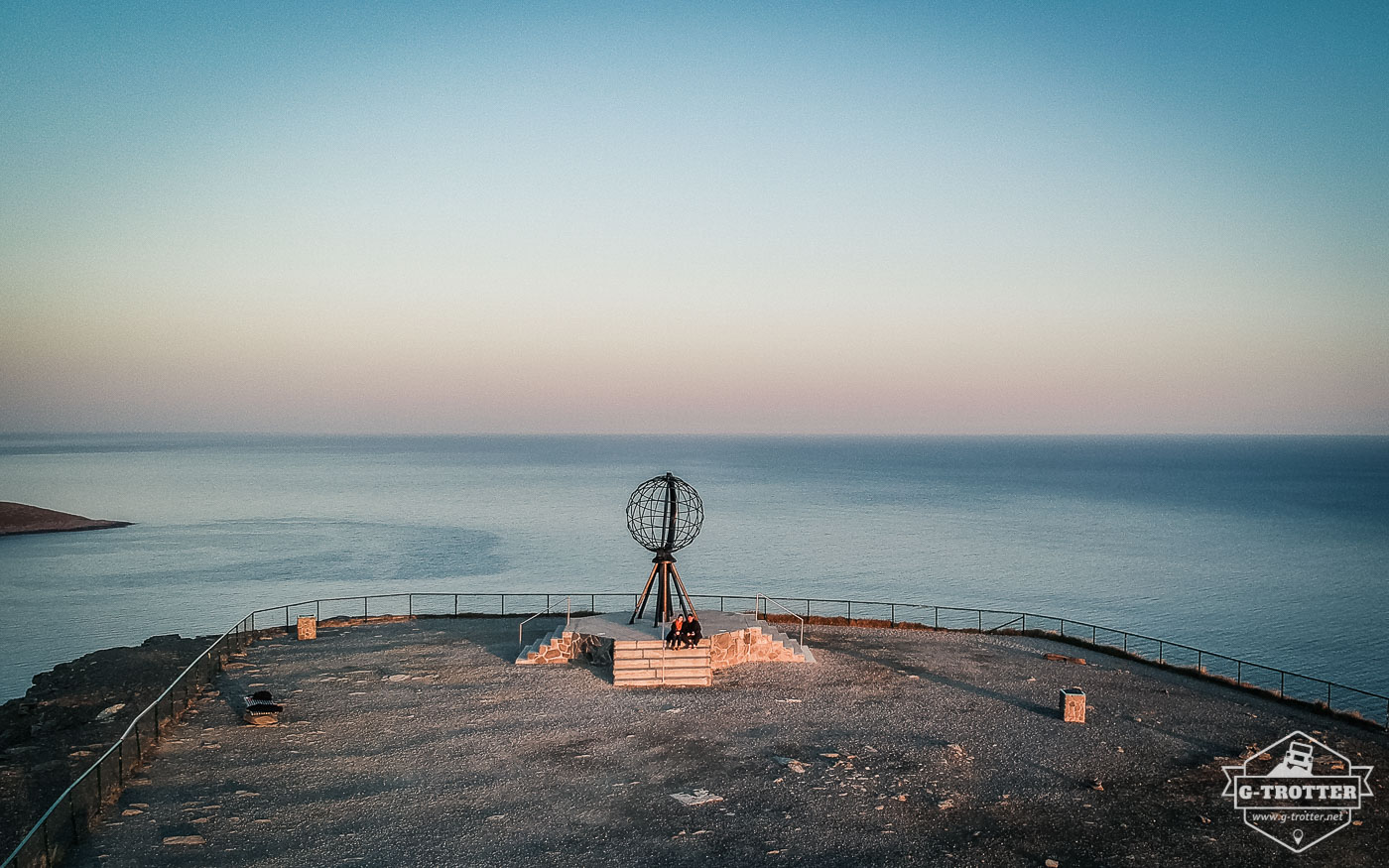 Alone with the sunrise at the North Cape - nothing more to be desired. 