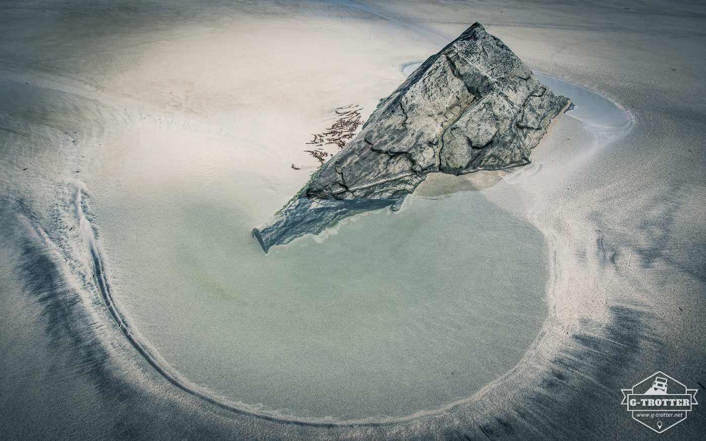 Der Strand von Flakstad auf den Lofoten