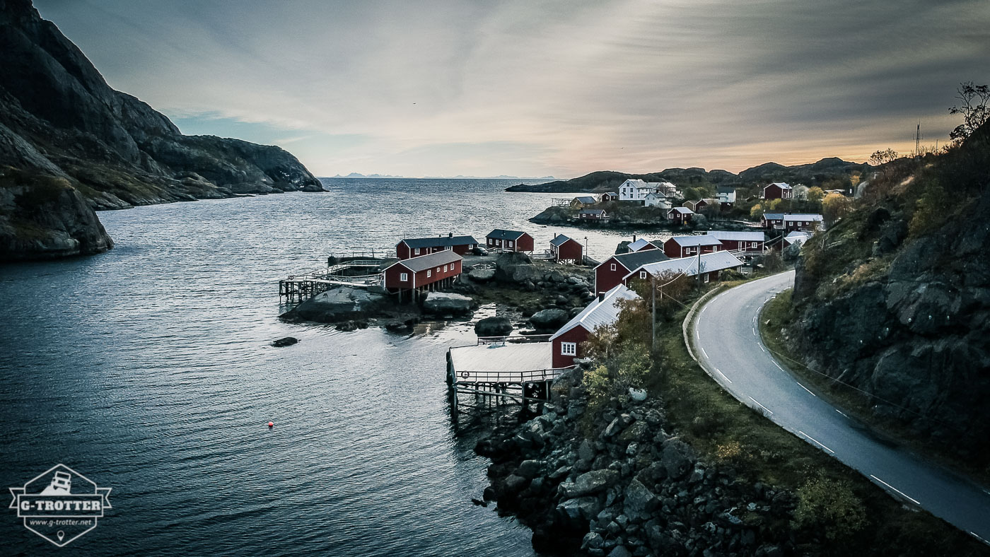 Das Örtchen Nusford auf den Lofoten. 