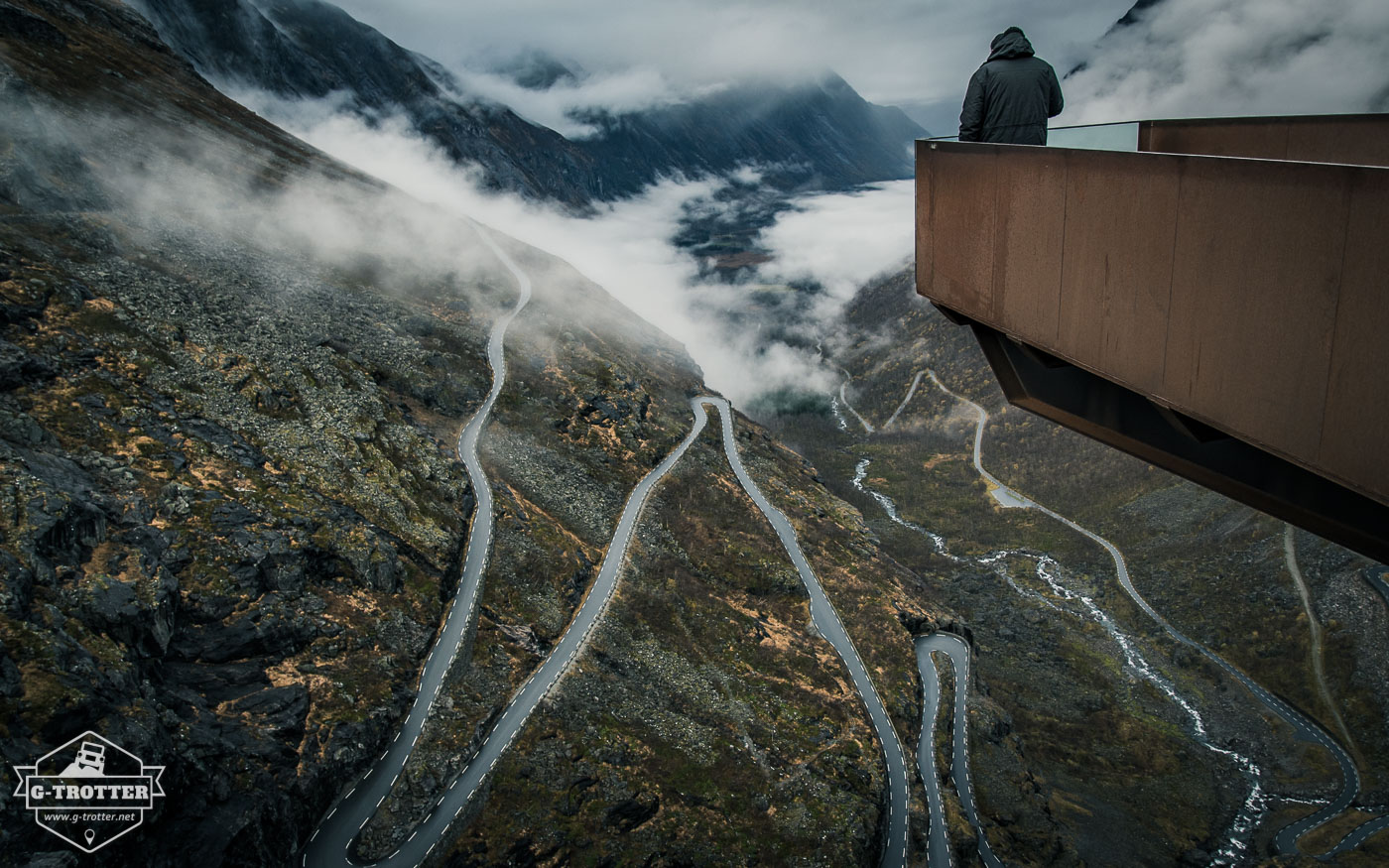 Auf der Panoramaplattform kann man stundenlang die Aussicht genießen. 