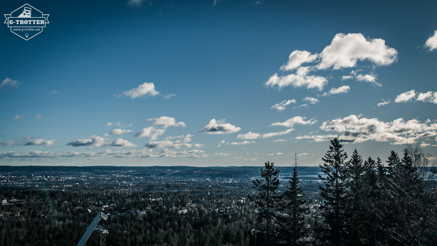 Blick auf Oslo. 