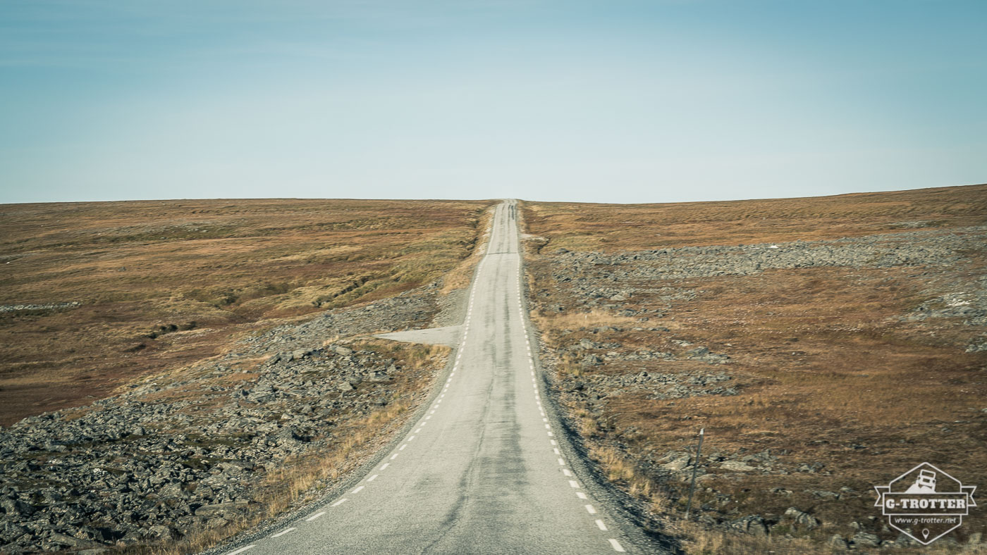 Auf dem Weg zum Nordkap. 