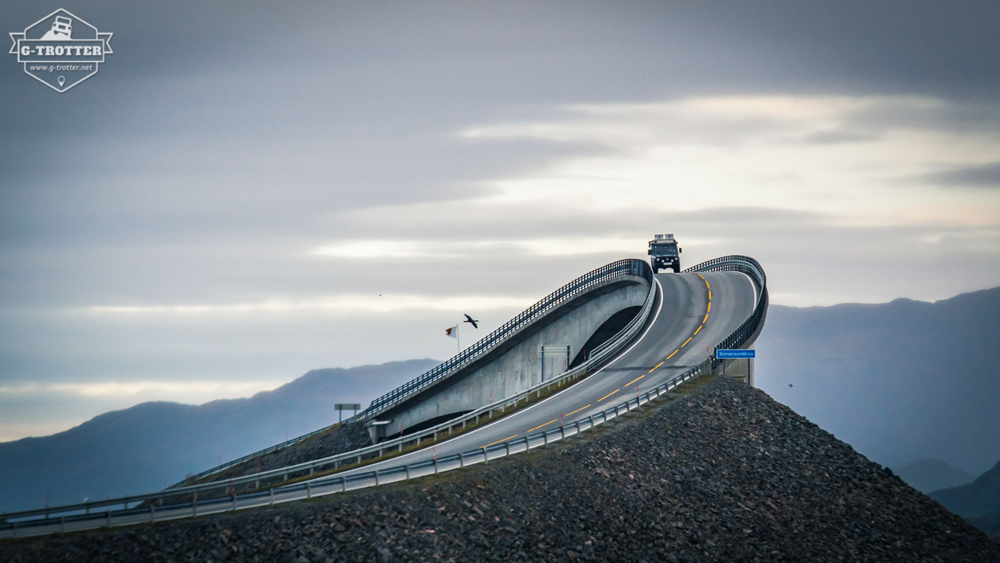 Probably the most famous and impressive bridge in Norway on the Atlantic Road.