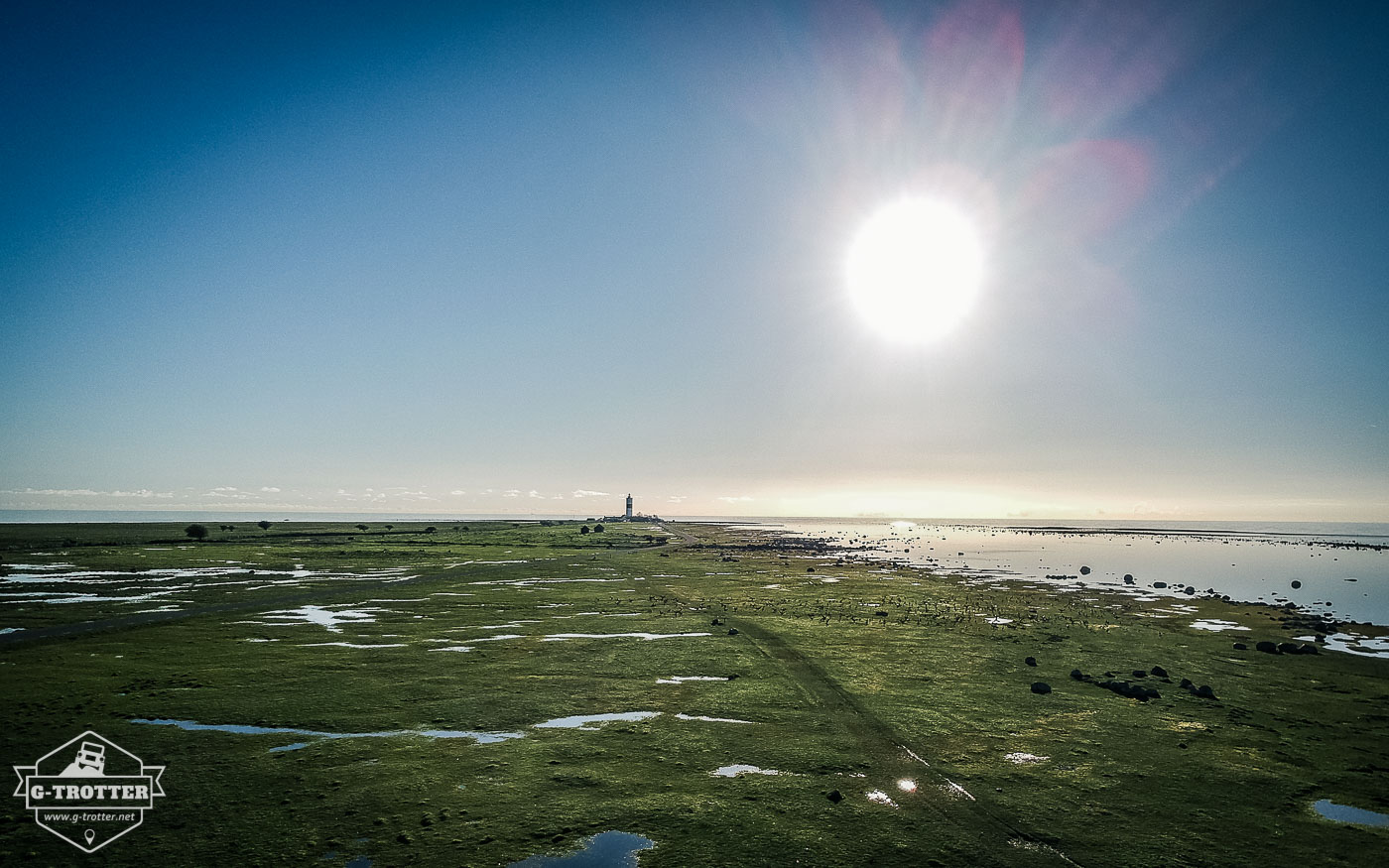 View of the southern tip of the island Öland.