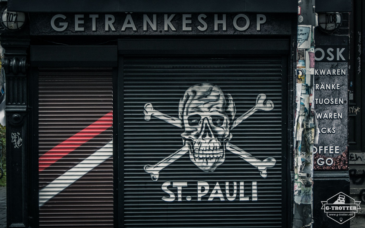 St.Pauli ist allgegenwärtig in Hamburg.